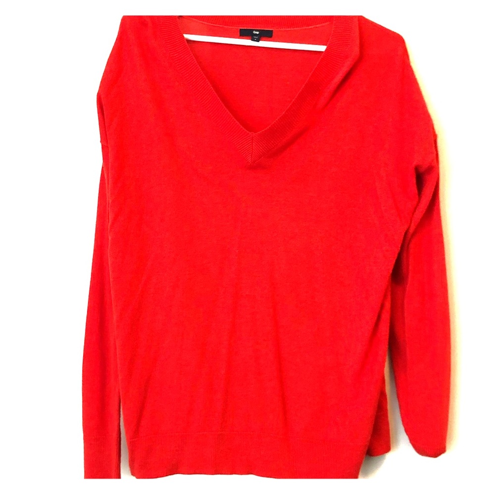 V Neck RED sweater